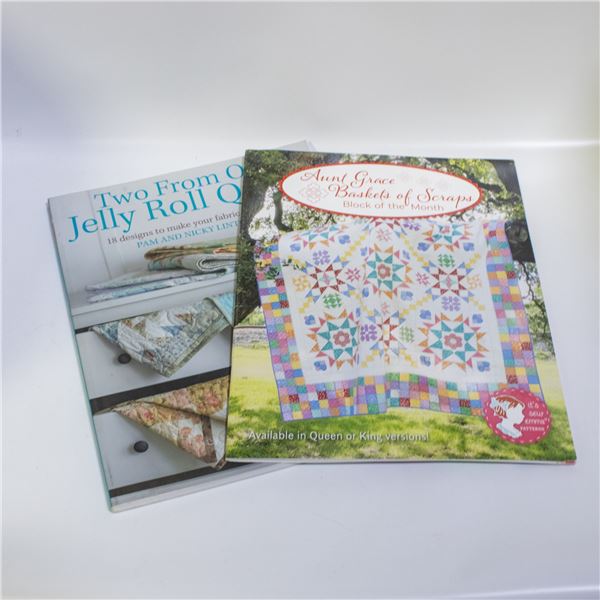 QUILTING/SEWING BOOKS- BOX LOT ASSORTED