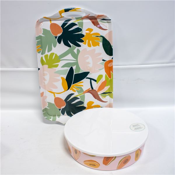 PLASTIC SERVINGWARE- BOX LOT ASSORTED