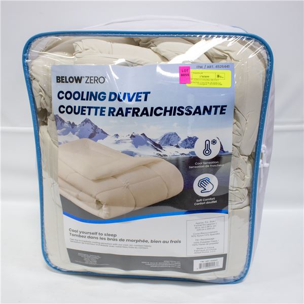 BELOW ZERO COOLING DUVET CHAMPAGNE COLOUR QUEEN SZ