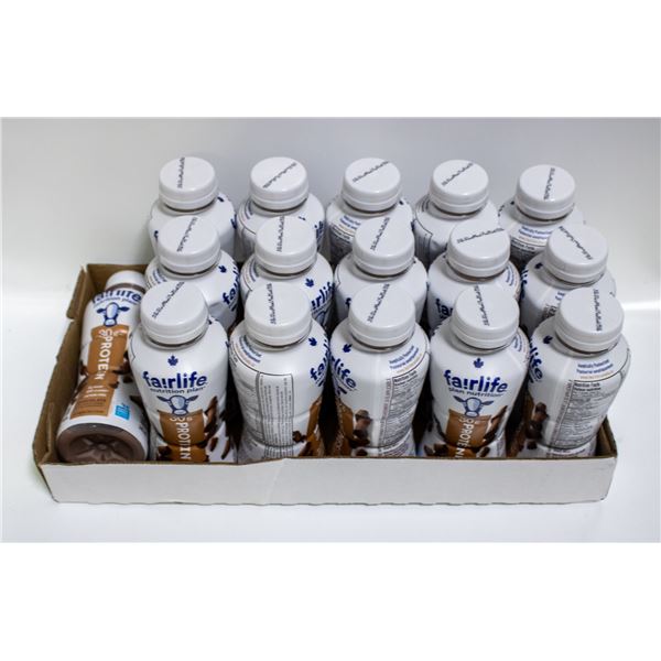 BOX OF 16 FAIRLIFE  PROTEIN DRINKS CHOCOLATE