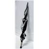Image 1 : DUNLOP GOLF UMBRELLA BLACK & WHITE - 62"