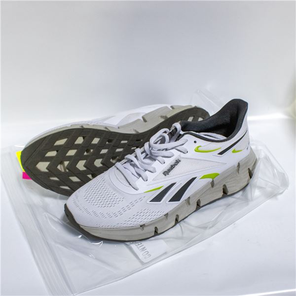 REEBOK MENS RUNNING SHOES WHITE & GREEN SIZE 9