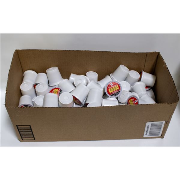 BOX OF TIM HORTONS MEDIUM ROAST KEURIG K-CUP PODS