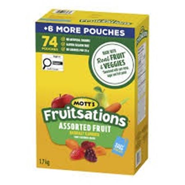 NEW MOTT'S FRUITSATIONS ASSORTED FRUIT GUMMIES