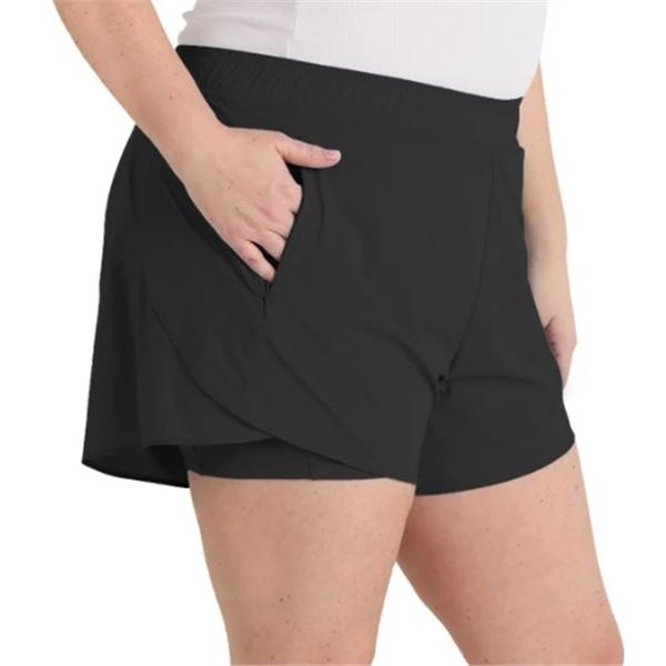 NEW SPYDER WOMENS SMALL LINED SHORTS - BLACK