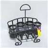 Image 1 : EDIFICE MESH & WIRE PICNIC CADDY BLACK