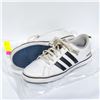 Image 1 : ADIDAS MENS VS PACE WHITE & BLACK SHOES SIZE 9