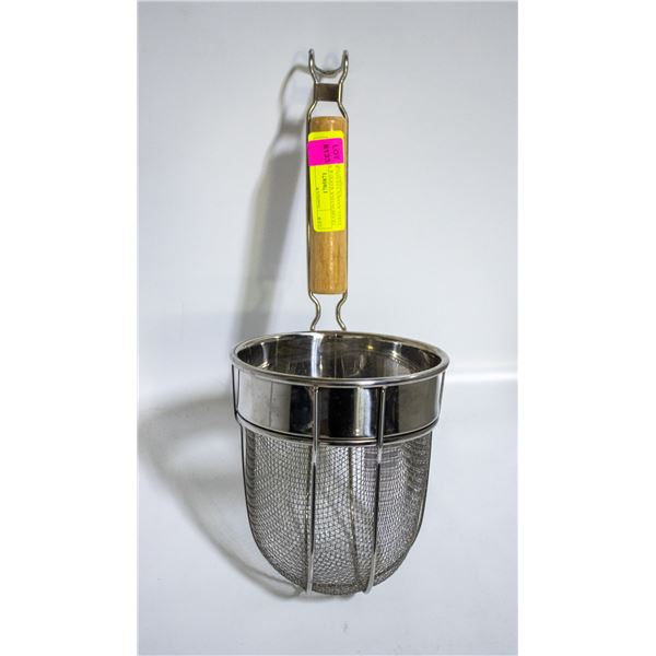 TRAMONTINA WOOD & STAINLESS STEEL RAMEN STRAINER
