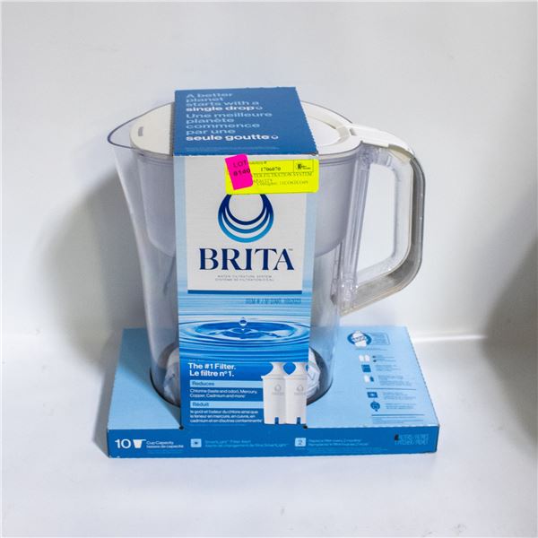 BRITA WATER FILTRATION SYSTEM - 10 CUP CAPACITY