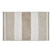 Image 1 : ROOTS HOME BATH MAT BEIGE & BROWN STRIPES 22 X 36"