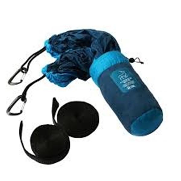 HIDDEN WILD DOUBLE TRAVEL HAMMOCK - BLUE