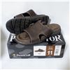 Image 1 : PROSPECTOR MENS SIZE 11 BROWN SANDALS