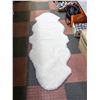 Image 1 : WINDWARD DOUBLE SHEEPSKIN RUG WHITE WOOL