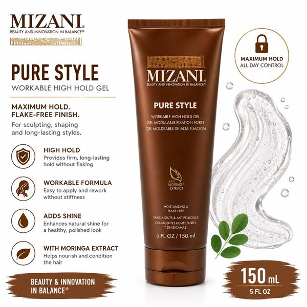 MIZANI PURE STYLE HIGH HOLD GEL 150ML