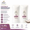 Image 1 : 2 DOVE ADVANCED CARE COCONUT DEODORANT 45G