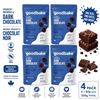 Image 1 : 4 GOODBAKE DARK CHOCOLATE BROWNIE 80G EXP 05/26