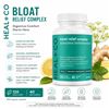 Image 1 : HEAL + CO BLOAT RELIEF COMPLEX 120 CAPS 500MG