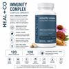 Image 1 : HEAL + CO IMMUNITY COMPLEX 120 CAPS BB 01/28