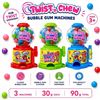 Image 1 : 3 TWIST N CHEW MINI GUMBALL MACHINES 30G