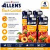 Image 1 : 4 ALLEN'S PEACH COCKTAIL 1L BB 02/27