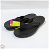Image 1 : NEW BENCH WOMENS SIZE 11 FLIP FLOPS - BLACK