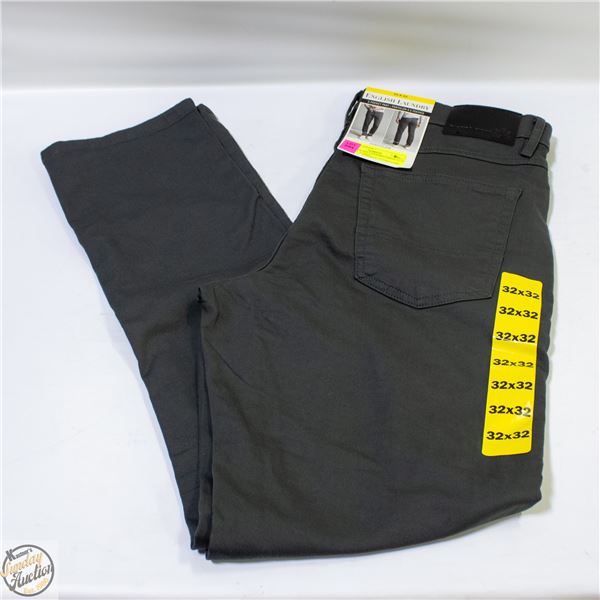 NEW ENGLISH LAUNDRY MENS 32 X 32 TWILL PANTS