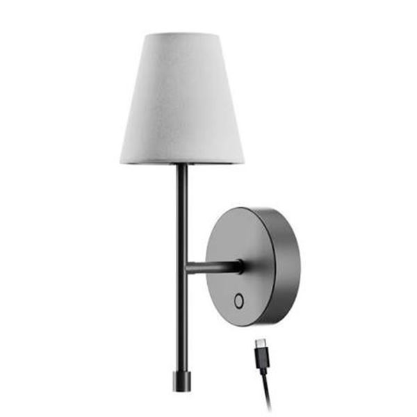 NEW 2 PACK OF GLOBE RECHARGEABLE WALL SCONCES