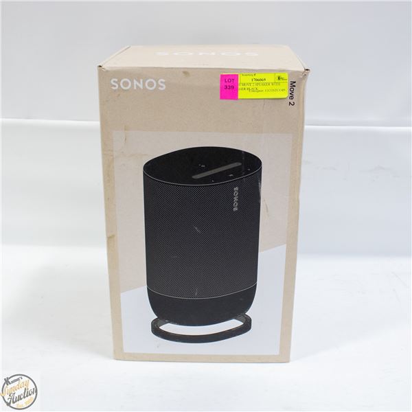 SONOS MOVE 2 SPEAKER WITH CHARGER BLACK