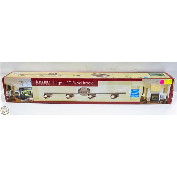 BRAND NEW INNOVA 4 LIGHT LED FIXED TRACK LIGHT