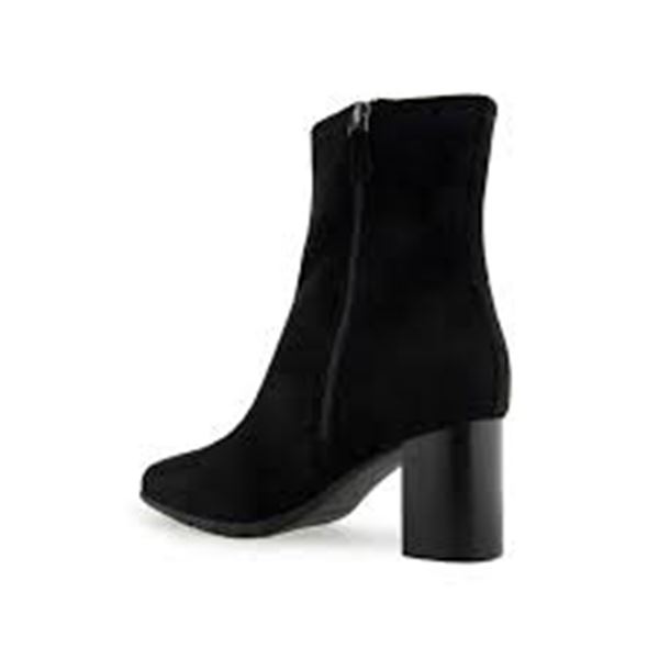 NEW AEROSOLES WOMENS ZIP-UP BOOTS BLACK SIZE 8