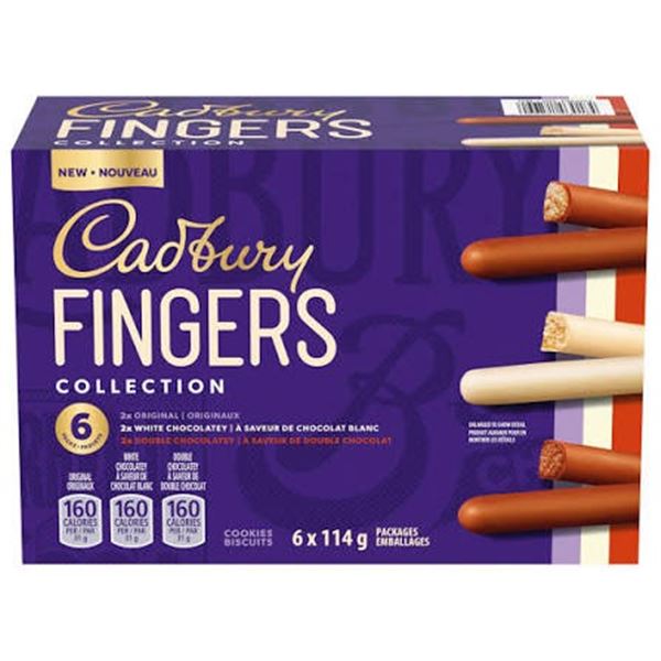 NEW CADBURY FINGERS COLLECTION VARIETY PACK