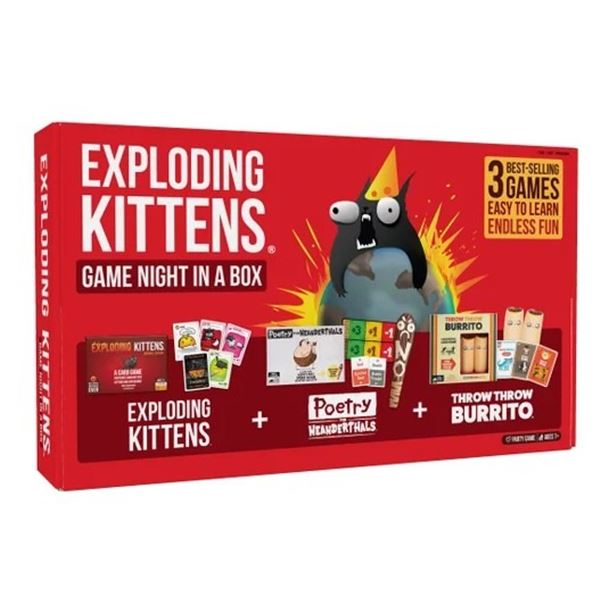 BRAND NEW EXPLODING KITTENS GAME NIGHT IN A BOX