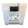 Image 1 : NEW 3 PACK OF GREENMADE INSTAVIEW CLEAR BINS WITH