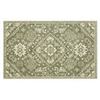 Image 1 : NEW SADIE CHENILLE ACCENT RUG GREEN & WHITE