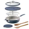 Image 1 : NEW 7 PIECE TRAMONTINA ALL-IN-1 PLUS PAN WITH LID