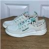 Image 1 : NEW HURLEY WOMENS CASUAL SHOE GREY & GREEN SIZE 6