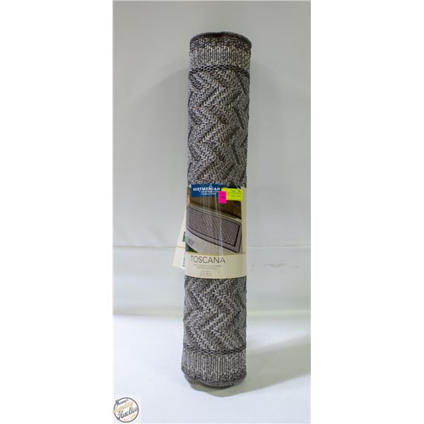 NEW TOSCANA INDOOR & OUTDOOR RUG GREY - 31 X 60"