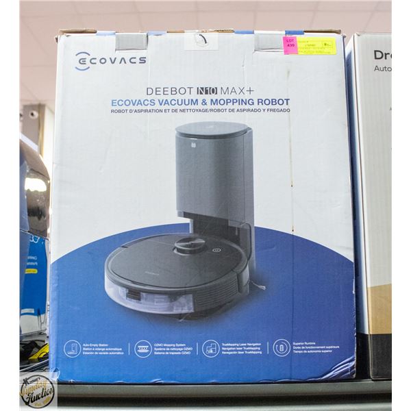 DEEBOT N10 MAX + ECOVACS VACUUM & MOPPING ROBOT