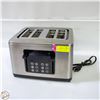 Image 1 : T-FAL 4 SLICE DIGITAL TOASTER STAINLESS STEEL