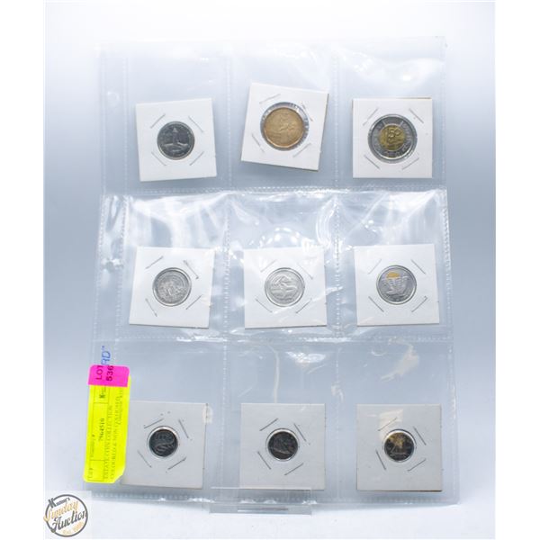 ESTATE COIN COLLECTION COLOURED & NON COLOURED