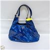 Image 1 : COACH MADISON PATENT MAGGIE SHOULDER BAG BLUE