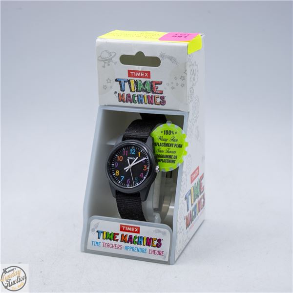 TIMEX TIME MACHINES WATCH IN ORIGNAL BOX BLACK