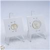Image 2 : 1967 CANADA CENTENNIAL DIME & QUARTER 80% SILVER