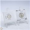 Image 1 : 1967 CANADA CENTENNIAL DIME & QUARTER 80% SILVER