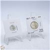 Image 1 : 1967 CANADA CENTENNIAL DIME & QUARTER 80% SILVER