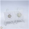 Image 2 : 1967 CANADA CENTENNIAL DIME & QUARTER 80% SILVER