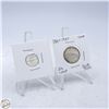 Image 1 : 1967 CANADA CENTENNIAL DIME & QUARTER 80% SILVER