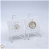 Image 2 : 1967 CANADA CENTENNIAL DIME & QUARTER 80% SILVER
