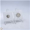 Image 2 : 1967 CANADA CENTENNIAL DIME & QUARTER 80% SILVER
