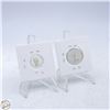 Image 2 : 1967 CANADA CENTENNIAL DIME & QUARTER 80% SILVER